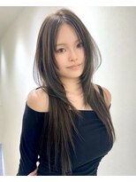 アイトーキョーエス 渋谷(AI TOKYO S) ハッシュカット/グレージュ/デザインカラー/渋谷