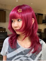フェイス 石川町 (FACE)&nbsp;チェリーレッド/暖色カラー/艶髪カラー/レイヤーカット