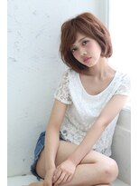 フェリシータ 緑地公園店(felicita) 斜めバング☆彡束感エフォートレスボブ