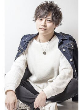 ネオンズ 札幌駅JR55ビル店(NEON´S) 【ダブルカラー】＊かるーくブリーチ！！バイオレットグレー2＊