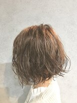外ハネボブ/アッシュブラウン/ネオウルフ/デザインカラー