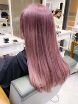 デイズ(days)&nbsp;カット＋ピンクカラーブリーチ透明感カラー　ay417