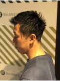 大人のシンプルショート【BARBER-BAR】