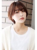 【coall表参道】大人かわいいひし形ショート　耳かけボブ