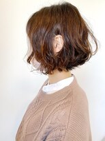 メルト 吉祥寺(melt)&nbsp;【宮本大輔】小顔 丸みショート ニュアンスパーマ コテ巻き風