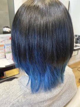 サルビア(Salvia) 〈サルビア美畑町店〉ボブルフ モードブルーカラー