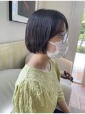モードもナチュラルもはまるミニボブ