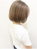 【morio成増/玉井】ベージュ　ボブ　ダブルカラー