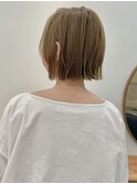 明るめボブ/大人かわいい/美髪/こなれミディ/地毛風カラー/63