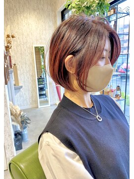 ヨル(Jor) 暖色系カラー×丸みBob♪♪