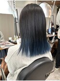 【attrape-reve】毛先のグラデーションカラー☆Blue☆