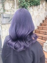 ワンズクロエ 原宿店(ONE's Chloe)&nbsp;ラベンダーカラー/マロンベージュ/Aライン/かきあげ[原宿駅]