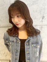 ロンド ストラーダ 心斎橋(Lond strada)&nbsp;韓国前髪顔周りロング×デザインカラー[心斎橋/髪質改善]