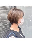 ナチュラルショートボブ【20代30代40代】