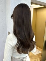 ロンドプランタン 恵比寿(Lond Printemps)&nbsp;レイヤーロングヘアで韓国風ヨシンモリ巻 透明感グレーベージュ