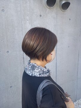 ロペヘアリッシェル(LOPE hair Richel) 【LOPEhair Richel/オーハシ】刈り上げショート×ミントカラー