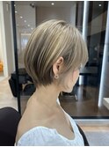 20代30代40代耳かけショート前髪なしハンサムショートカット