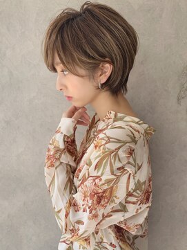 バンプ ギンザ(BUMP GINZA) 30代/40代/50代◎絶壁解消/白髪ぼかし/大人ショートボブ【湯本】