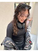 外国人風スパイラルパーマ