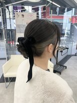 ブラウン(Brown) イメチェンヘアヘアアレンジヘアセットイヤリングカラー