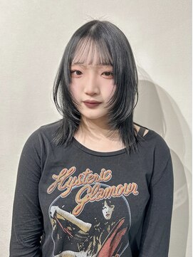 ゼスト 中野店(ZEST) 【ZEST中野/武田智海】大人気！暗髪×顔まわりレイヤー