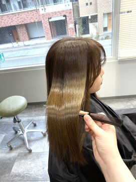 エスト 小倉(est) 春に向けて/オリーブカラー/艶カラー/艶髪