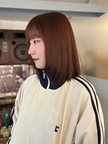 アンプラグド(unplugged)&nbsp;初カラーにオススメ♪ブリーチなしオレンジブラウン