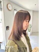 シンク(THYN°C) 【THYN℃】ワンカールレイヤー/美髪エアリーロング/薄めバング