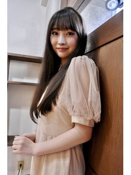 ヘアー ミッション 心斎橋店(hair Mission) 大人可愛いツヤツヤストレート/心斎橋/20代30代40代