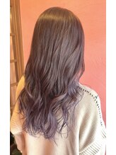 メロメロウ(Melo mellow)&nbsp;グレージュ×パープル　グラデーションカラー