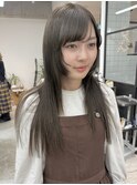 【大名店 江藤】ブリーチなしのダブルカラー オリーブブラウン