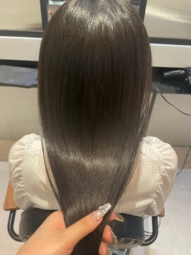 ダブル(W) 髪質改善/縮毛矯正/ストレートロング