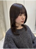 ミディアムレイヤーとマロングレージュ