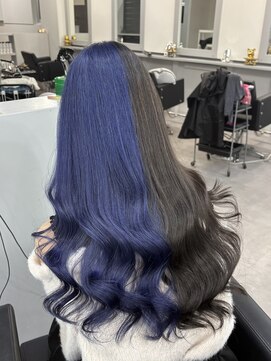 シェイロ(Cielro) 【ツートーンカラー/ネイビー×ブラック】SAKI