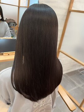 ジーナ 船橋(Zina) 髪質改善＊ロングレイヤーグレーベージュ＊美髪【Zina船橋】