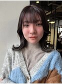 ”くびれヘア×チャコールカラー” なかもと はな
