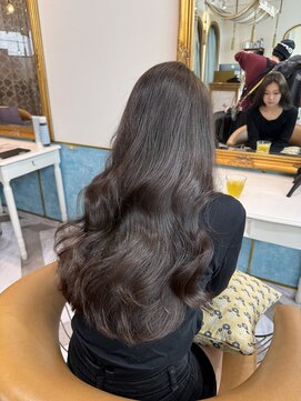 ロンドアベニール 北千住(Lond avenir) イメチェン外ハネボブ美髪ワイドバングミディアムレイヤーカット