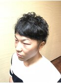 フロント縮毛風シークレットパーマ