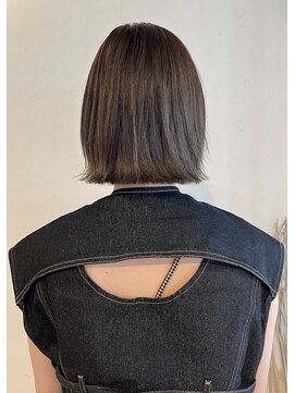 マイル 渋谷(mile) 【SATSUKI】ブリーチなしダブルカラー/オリーブベージュ