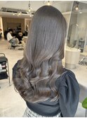 グレージュ/韓国ヘア/レイヤー/ブリーチなし