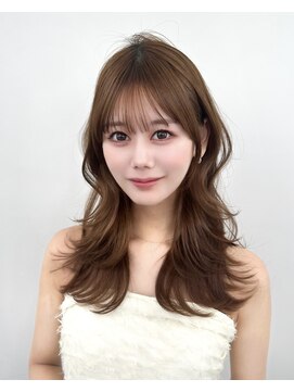 アマトウキョウ アユンチェ(AMA TOKYO×AYUNCHE) 前髪顔まわり韓国ヘアレイヤーカットサイドバンク2wayバンク韓国