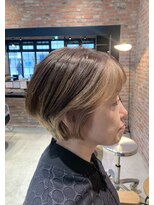 オーガニック アトリエ 大宮(organic+atelier)&nbsp;20代30代大人可愛いミルクティーベージュインナーカラー