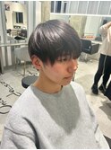 ホワイトメッシュ/ツイスト/ツイスパ/パーマ/メンズ/眉毛