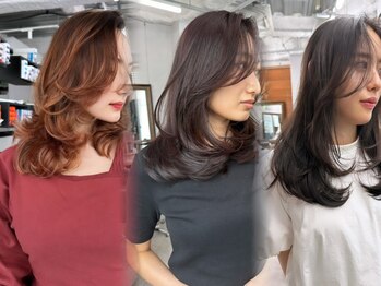 アット(at...)の写真/≪カミカリスマ認定サロン≫ 顔周りの似合わせカット+カラーに流行を落とし込んだ最旬なスタイルをお届け♪