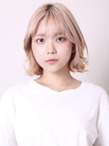 トライポッド(TRIPOD)&nbsp;似合わせカット30代40代50代ハイトーン小顔ショートボブ1104