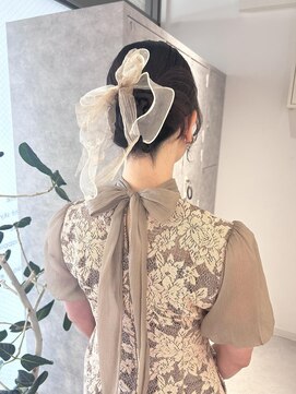 ムーン バイ ケンジ(moon by KENJE) Nanaka/ヘアセットお呼ばれアレンジ