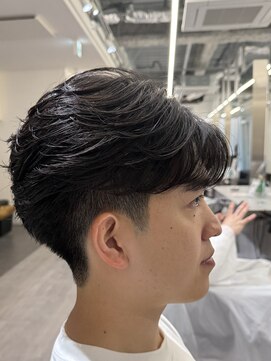 ビカムメンズヘアー 栄店(become men's hair) ニュアンスパーマ名古屋縮毛矯正曲がる縮毛矯正