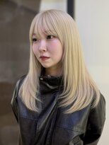 ミュウアンド(Mew＆)&nbsp;【@re_n___】ブロンド/レイヤーカット