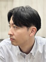 ヨシザワインク プレミアム 横浜 桜木町店(YOSHIZAWA Inc. PREMIUM) メンズツーブロック刈り上げセンターパート理容室