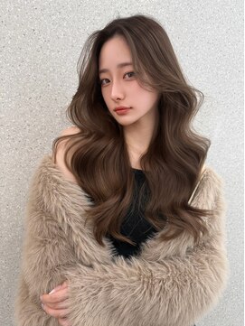 天神美容室 ハッシュカット福岡×レイヤー×韓国巻き×髪質改善